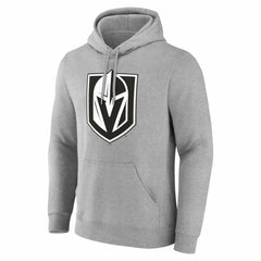 NHL,Custom Vegas Golden Knights Big & Tall Personalized Name & Number Monochrome Pullover Hoodie - Gray
