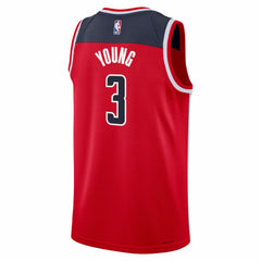 NBA Trae Young Washington Wizards Youth Swingman Jersey - Icon Edition - Red