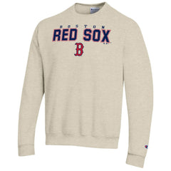 Boston Red Sox Champion Eco Powerblend Sweatshirt - Oatmeal Sweatshirts