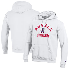 Los Angeles Angels Champion Eco Powerblend Hoodie - White Hoodies