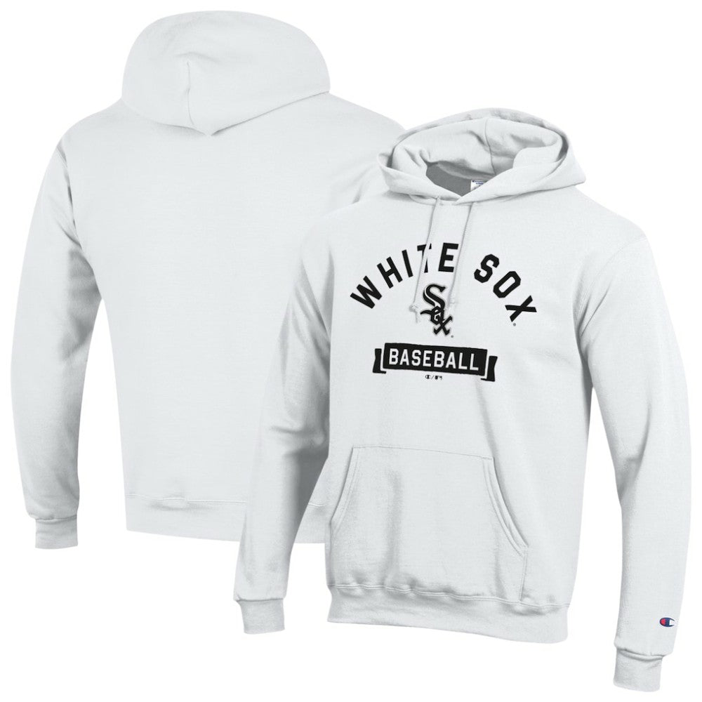 Chicago White Sox Champion Eco Powerblend Hoodie - White Hoodies