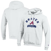 Atlanta Braves Champion Eco Powerblend Hoodie - White Hoodies