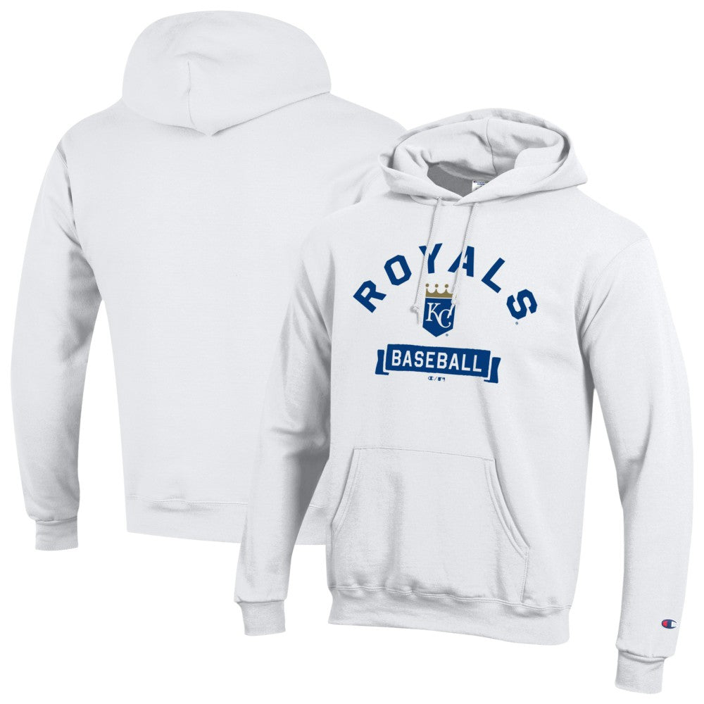 Kansas City Royals Champion Eco Powerblend Hoodie - White Hoodies