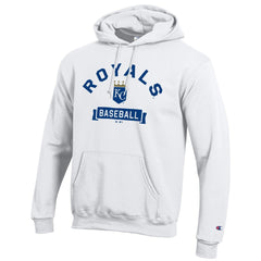 Kansas City Royals Champion Eco Powerblend Hoodie - White Hoodies