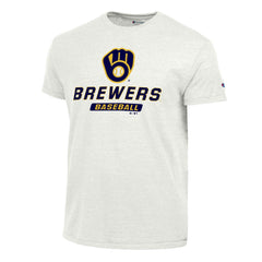Milwaukee Brewers Champion Ultimate Tri-blend T-Shirt - White T-shirts