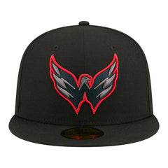 NHL Washington Capitals New Era Color Pop 59FIFTY Fitted Hat - Black