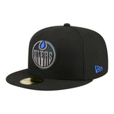 NHL Edmonton Oilers New Era Color Pop 59FIFTY Fitted Hat - Black