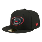 NHL Carolina Hurricanes New Era Color Pop 59FIFTY Fitted Hat - Black