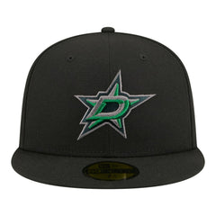 NHL Dallas Stars New Era Color Pop 59FIFTY Fitted Hat - Black