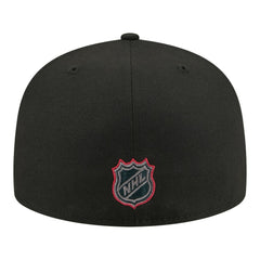 NHL Colorado Avalanche New Era Color Pop 59FIFTY Fitted Hat - Black