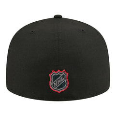NHL Detroit Red Wings New Era Color Pop 59FIFTY Fitted Hat - Black