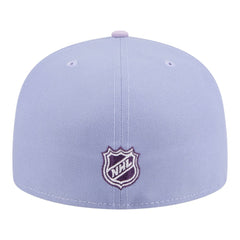 NHL Philadelphia Flyers New Era Lavender Bloom 59FIFTY Fitted Hat - Light Purple/Purple