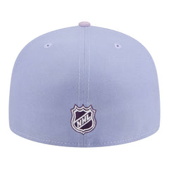 NHL Anaheim Ducks New Era Lavender Bloom 59FIFTY Fitted Hat - Light Purple/Purple
