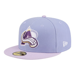 NHL Colorado Avalanche New Era Lavender Bloom 59FIFTY Fitted Hat - Light Purple/Purple