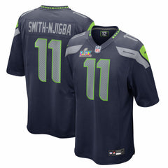 NFL Jaxon Smith-Njigba Seattle Seahawks Super Bowl LX Patch Game Jersey - College Navy
