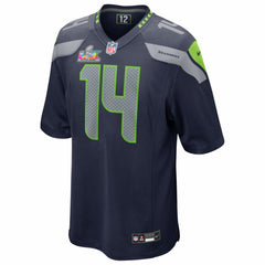 NFL Sam Darnold Seattle Seahawks Super Bowl LX Patch Game Jersey - College Navy