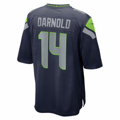 NFL Sam Darnold Seattle Seahawks Super Bowl LX Patch Game Jersey - College Navy