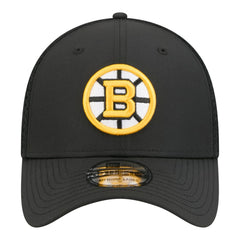 NHL Boston Bruins New Era Logo 39THIRTY Flex Hat - Black