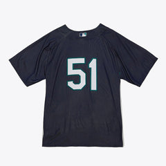 MLB Ichiro Suzuki Seattle Mariners Mitchell & Ness Big & Tall Cooperstown Mesh Batting Practice Jersey - Navy