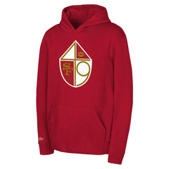 San Francisco 49ers Youth Retro Logo Retro Logo Hoodie Scarlet