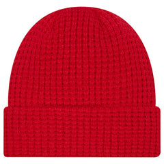 NHL Carolina Hurricanes New Era Waffle Cuffed Knit Hat - Red