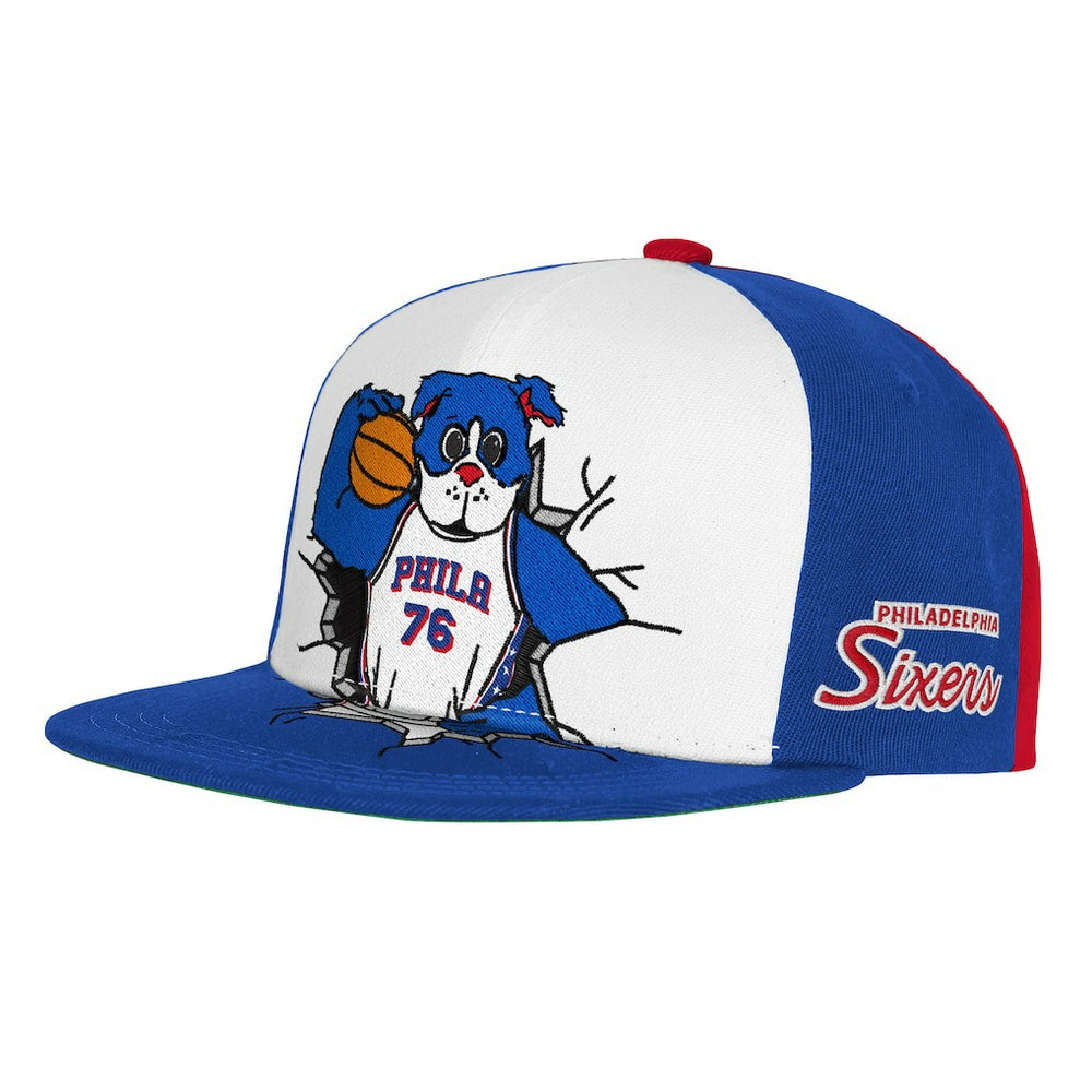 Philadelphia 76ers Youth Mascot Snapback Hat Royal
