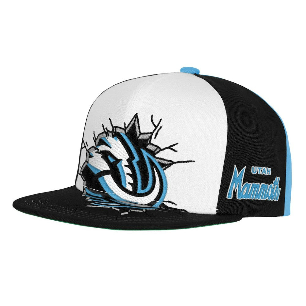 NHL Utah Mammoth Mitchell & Ness Youth Mascot Snapback Hat - Navy