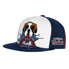 NHL Colorado Avalanche Mitchell & Ness Youth Mascot Snapback Hat - Maroon