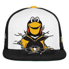NHL Pittsburgh Penguins Mitchell & Ness Youth Mascot Snapback Hat - Black