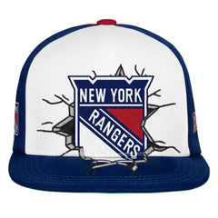 NHL New York Rangers Mitchell & Ness Youth Mascot Snapback Hat - Navy