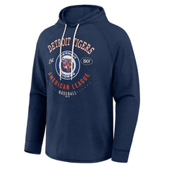 Detroit Tigers Darius Rucker Collection by Fanatics Raglan Hooded Long Sleeve T-Shirt - Blue T-shirts
