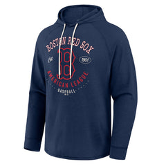 Boston Red Sox Darius Rucker Collection by Fanatics Raglan Hooded Long Sleeve T-Shirt - Navy T-shirts