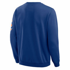 New York Mets Darius Rucker Collection by Fanatics Washed Crew Neck Pullover Sweatshirt - Royal Pullover