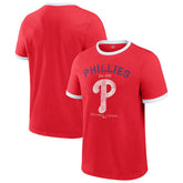Philadelphia Phillies Darius Rucker Collection by Fanatics Washed Ringer T-Shirt - Red T-shirts