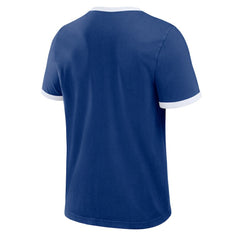 Texas Rangers Darius Rucker Collection by Fanatics Washed Ringer T-Shirt - Royal T-shirts