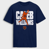 Caleb Williams Chicago Bears Silo T-Shirt Navy