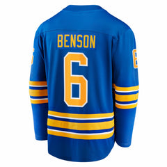 NHL Zach Benson Buffalo Sabres Fanatics Home Breakaway Jersey - Royal