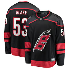 NHL Jackson Blake Carolina Hurricanes Fanatics Home Breakaway Jersey - Black