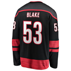 NHL Jackson Blake Carolina Hurricanes Fanatics Home Breakaway Jersey - Black