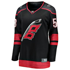 NHL Jackson Blake Carolina Hurricanes Fanatics Women's Home Breakaway Jersey - Black