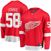 NHL Emmitt Finnie Detroit Red Wings Fanatics Home Breakaway Jersey - Red