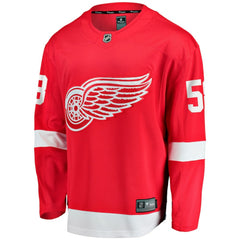 NHL Emmitt Finnie Detroit Red Wings Fanatics Home Breakaway Jersey - Red