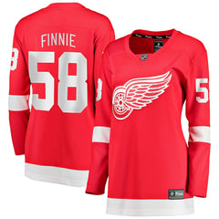 NHL Emmitt Finnie Detroit Red Wings Fanatics Women's Home Breakaway Jersey - Red