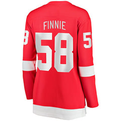 NHL Emmitt Finnie Detroit Red Wings Fanatics Women's Home Breakaway Jersey - Red