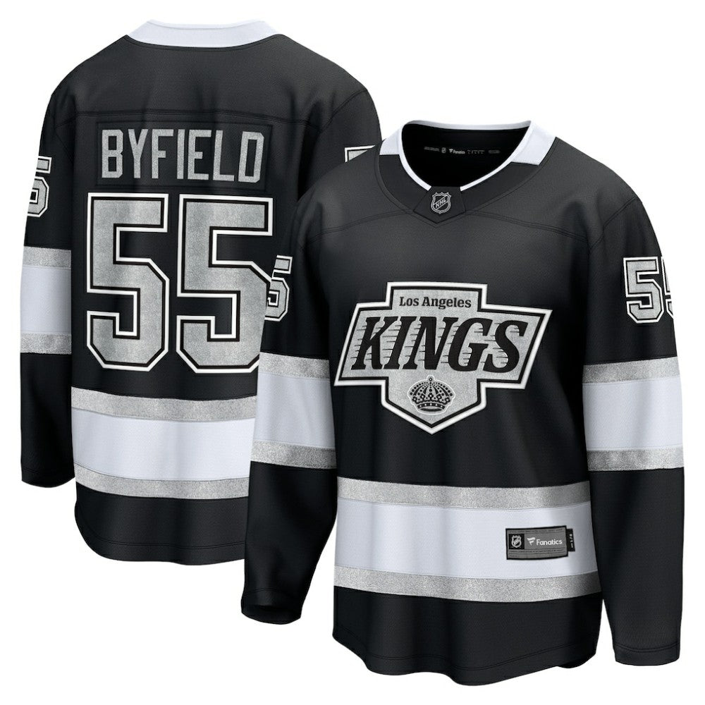 NHL Quinton Byfield Los Angeles Kings Fanatics Home Breakaway Jersey - Black