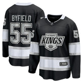 NHL Quinton Byfield Los Angeles Kings Fanatics Home Breakaway Jersey - Black