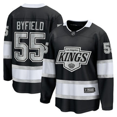 NHL Quinton Byfield Los Angeles Kings Fanatics Home Breakaway Jersey - Black