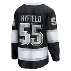 NHL Quinton Byfield Los Angeles Kings Fanatics Home Breakaway Jersey - Black