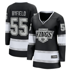 NHL Quinton Byfield Los Angeles Kings Fanatics Women's Home Breakaway Jersey - Black