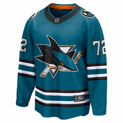 NHL William Eklund San Jose Sharks Fanatics Home Breakaway Jersey - Teal